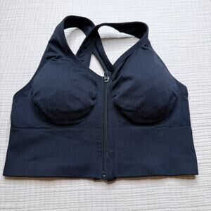 VINA seamless Rhianna Zipper Bra LG black